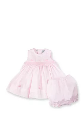 Hand Embroidered Dress and Bloomers | Belk