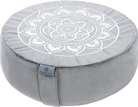 Florensi Meditation Cushion - Comfortable Floor Pillow - Traditional Tibetan Meditation Pillow wi... | Amazon (US)