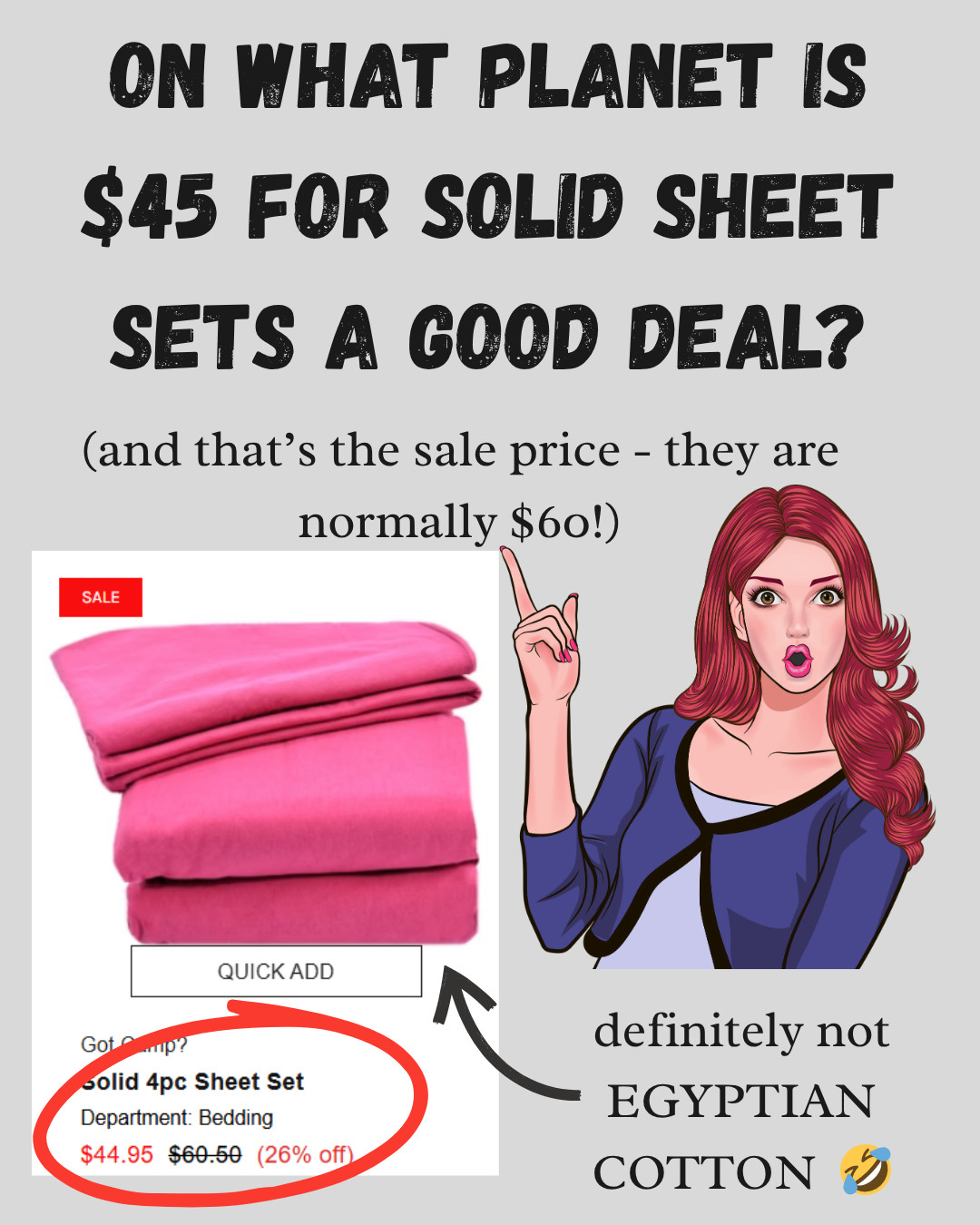 I am just as guilty as the rest of us when it comes to overspending, but these prices are way beyond that!  

I even made myself LOL with this one.  
You're welcome! 

 #LTKmomlife #LTKSaleAlert