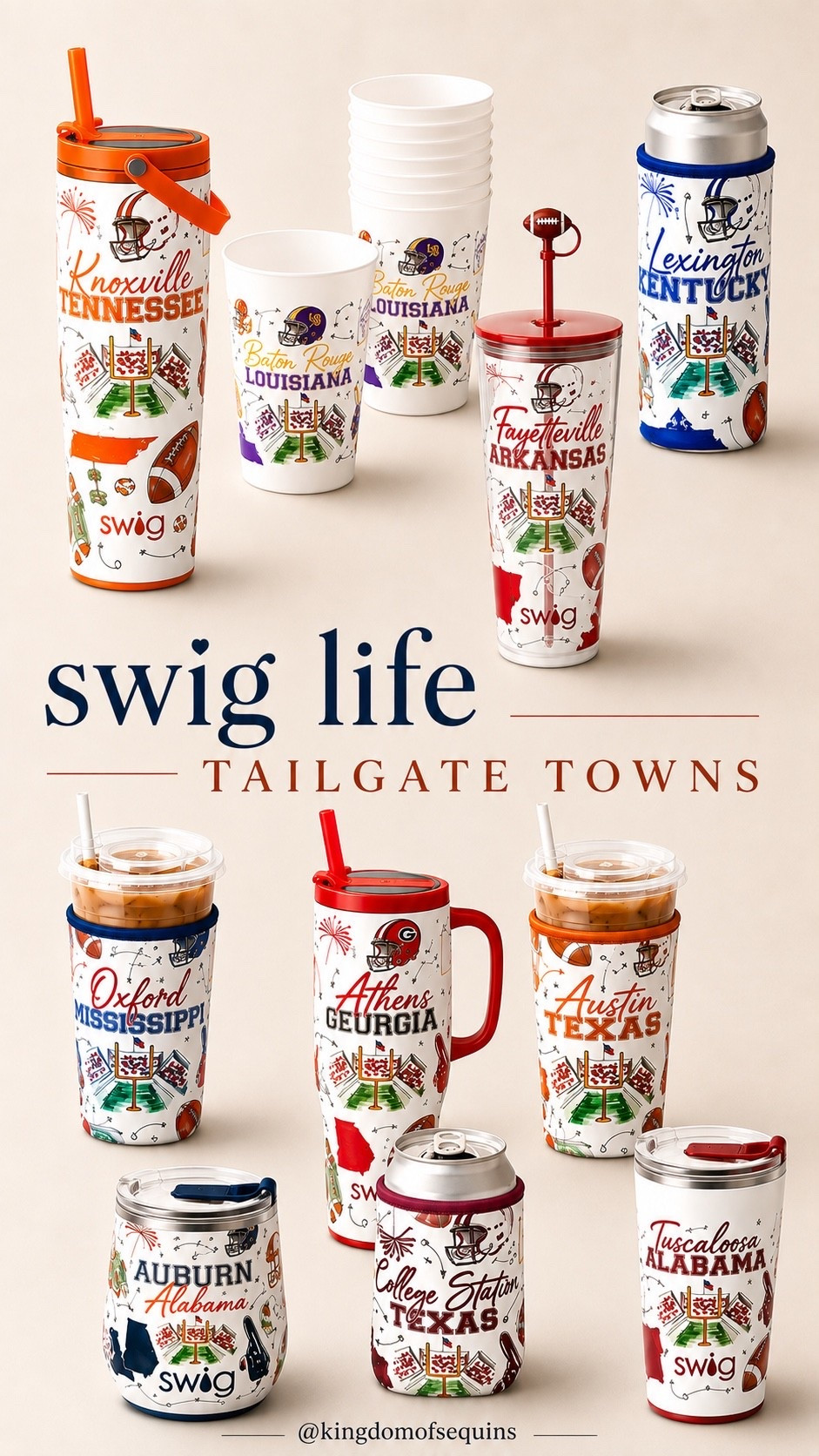 The cutest game day cups from Swig Life 🏈

#LTKSeasonal #LTKHome #LTKActive