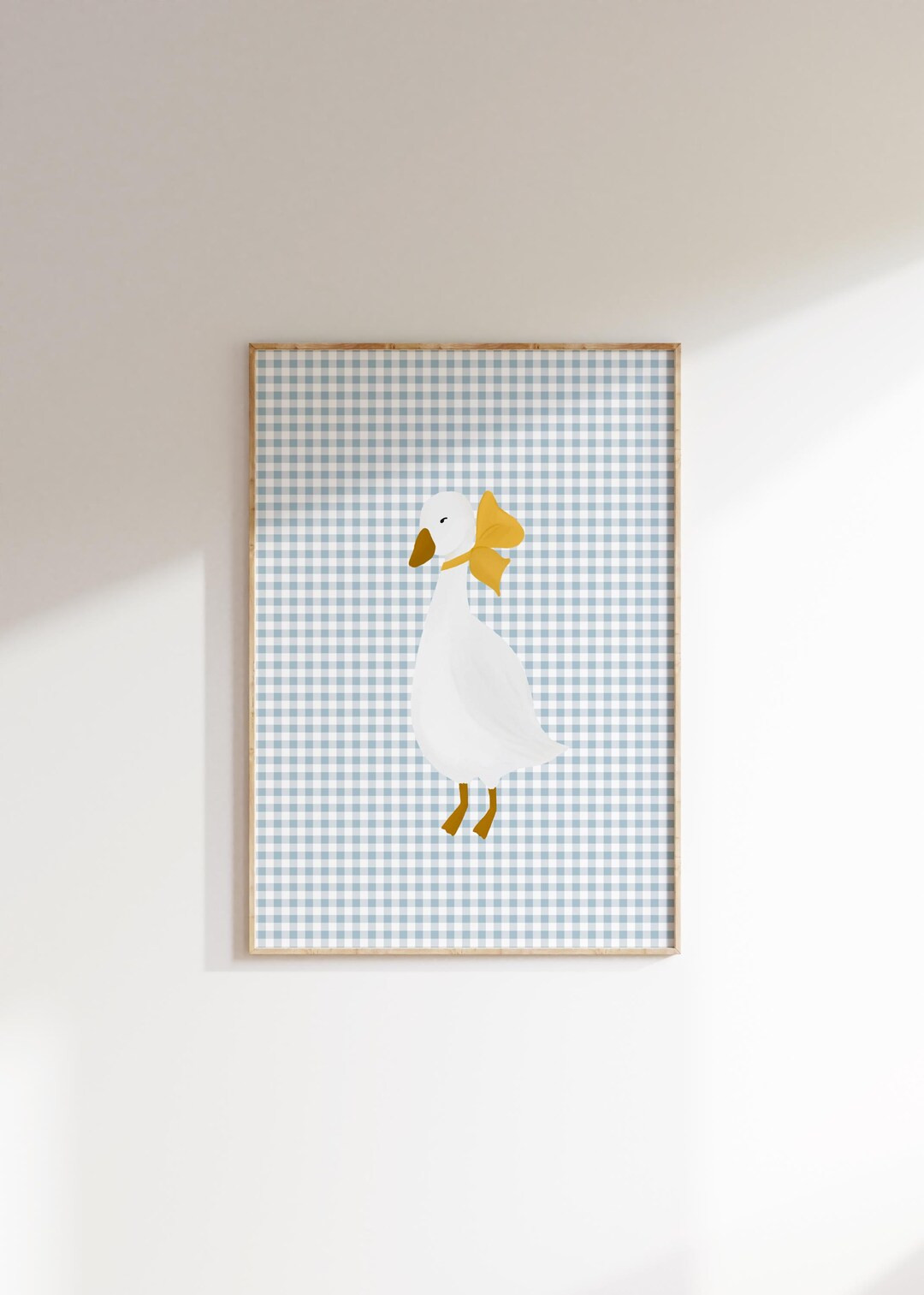 Girls Room Goose Wall Art Coquette Room Decor Cottagecore Nursery Little Girls Room Goose Print G... | Etsy (US)