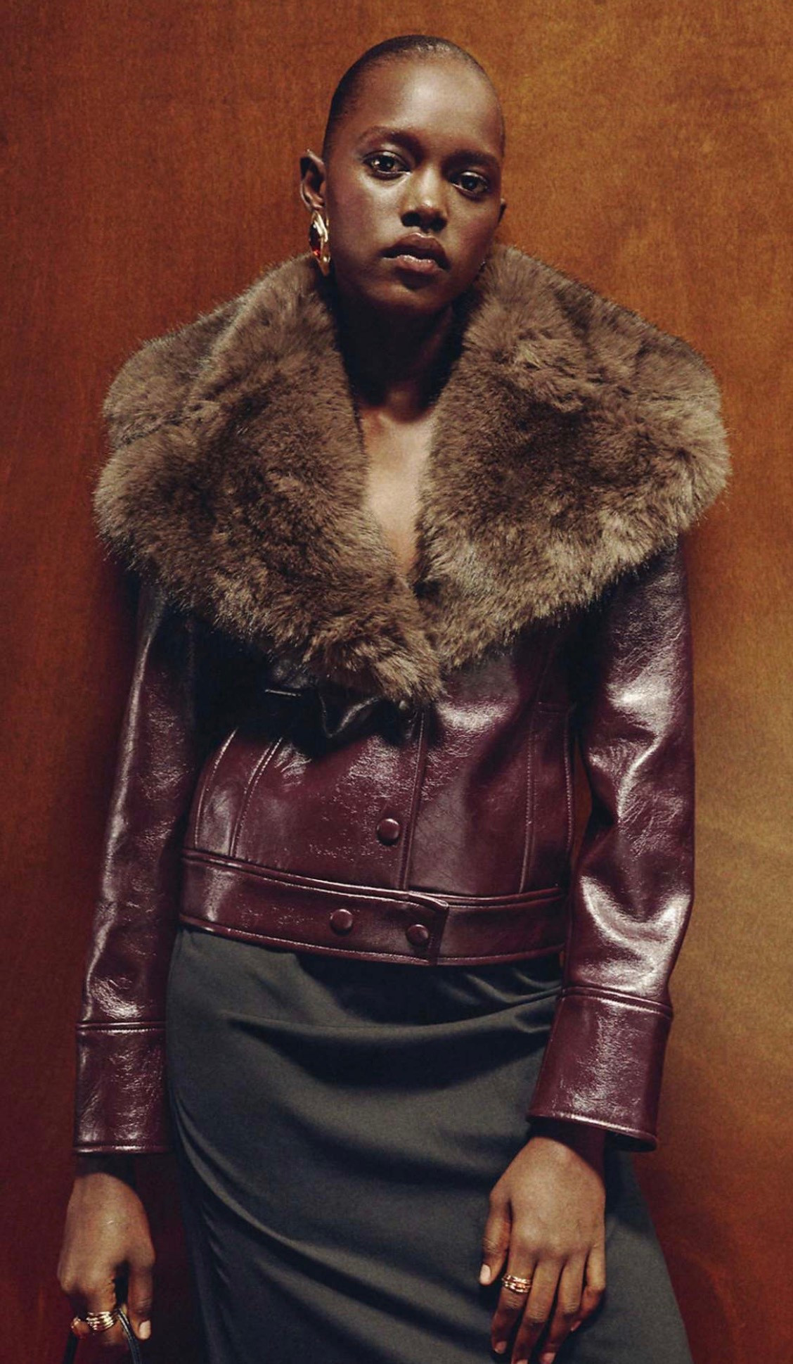 This jacket has everything I looking for in a date night outfit where the hero piece is the coat. 

Here’s 1 way I’d style it. 
**add leopard bottoms. The brown fur screams add warm tones. 
** for top I’d either go low cut or bodysuit. 
** ground the look with a merlot colored boot. 

What are we thinking? 

#LTKValentine #LTKgrwm #LTKootd