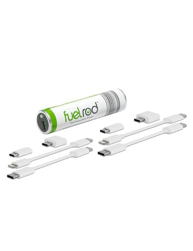 One USB-C Portable Charger Kit, with an Extra Set of Cables & Adaptors, Compatible with All Tablets, Smart Phones, Rechargeable Backup Power Bank, SWAP for Charged Rod at Kiosk | Amazon (US)