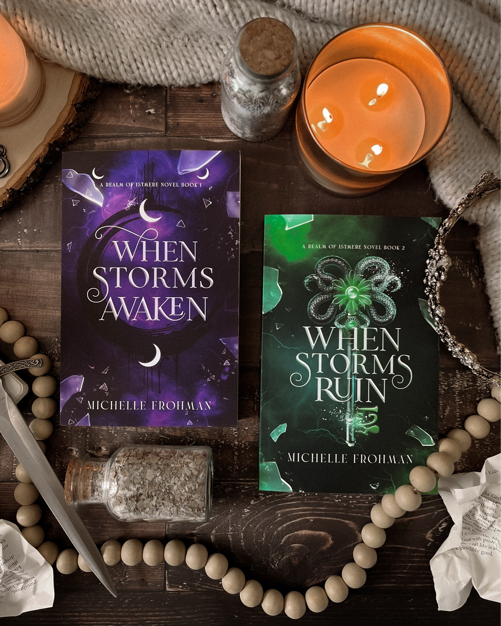 When storms awaken and when storms ruin, witchy fall romantasy read 

#LTKSeasonal #LTKHalloween #LTKHome