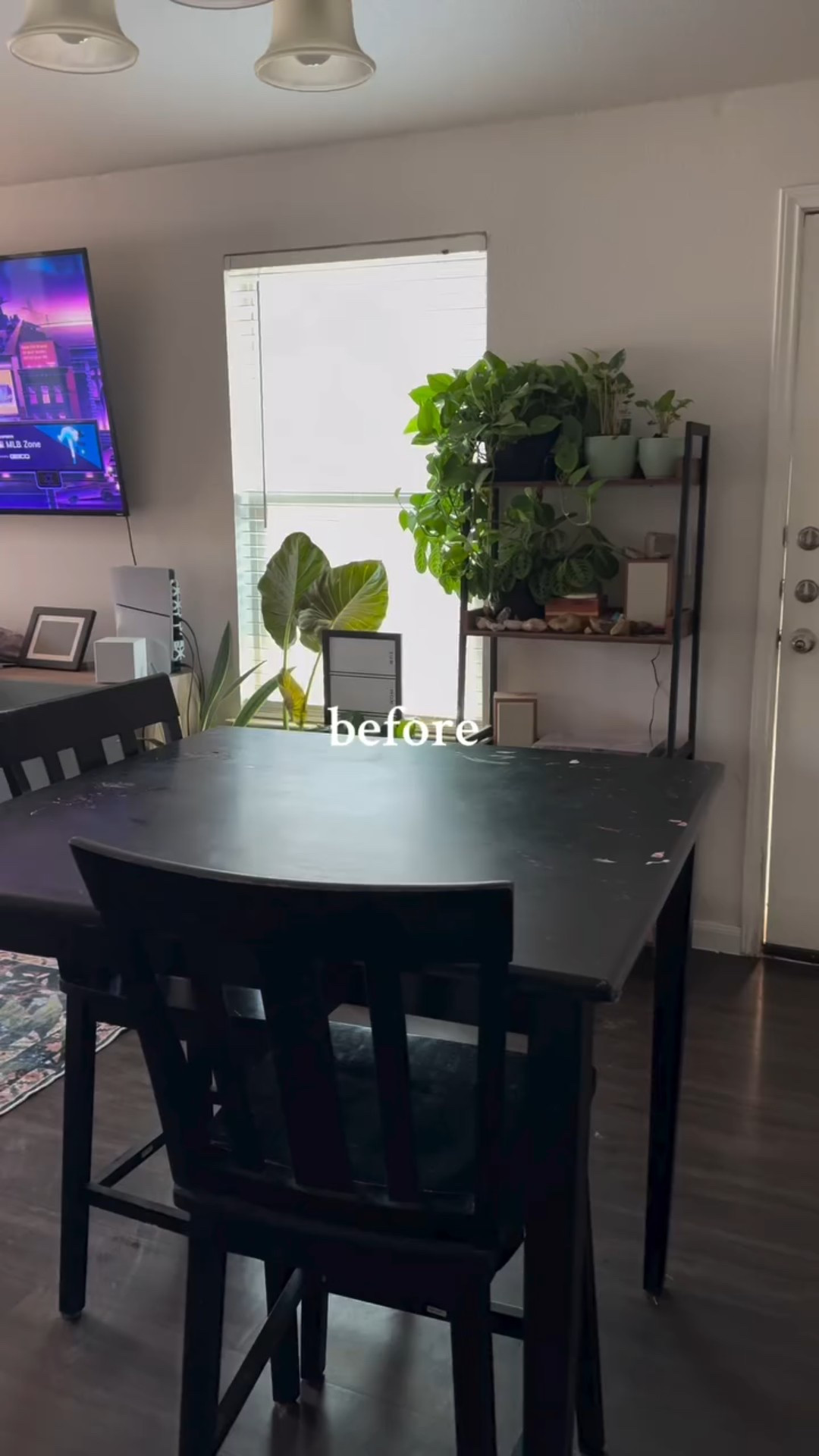 ✨ Before ➝ After ✨ It’s amazing how simply swapping out a dining table can completely change the feel of a room. Our old setup felt crowded and heavy, but this new table opened up the space, made it brighter, and finally fits how we actually use the room.

Drop the work table for the link. It’s still 50% off 

#motherhood #momlife #family #refresh