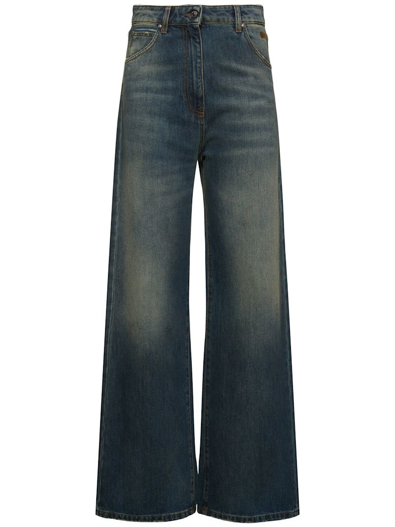 Denim medium waist flared jeans | Luisaviaroma