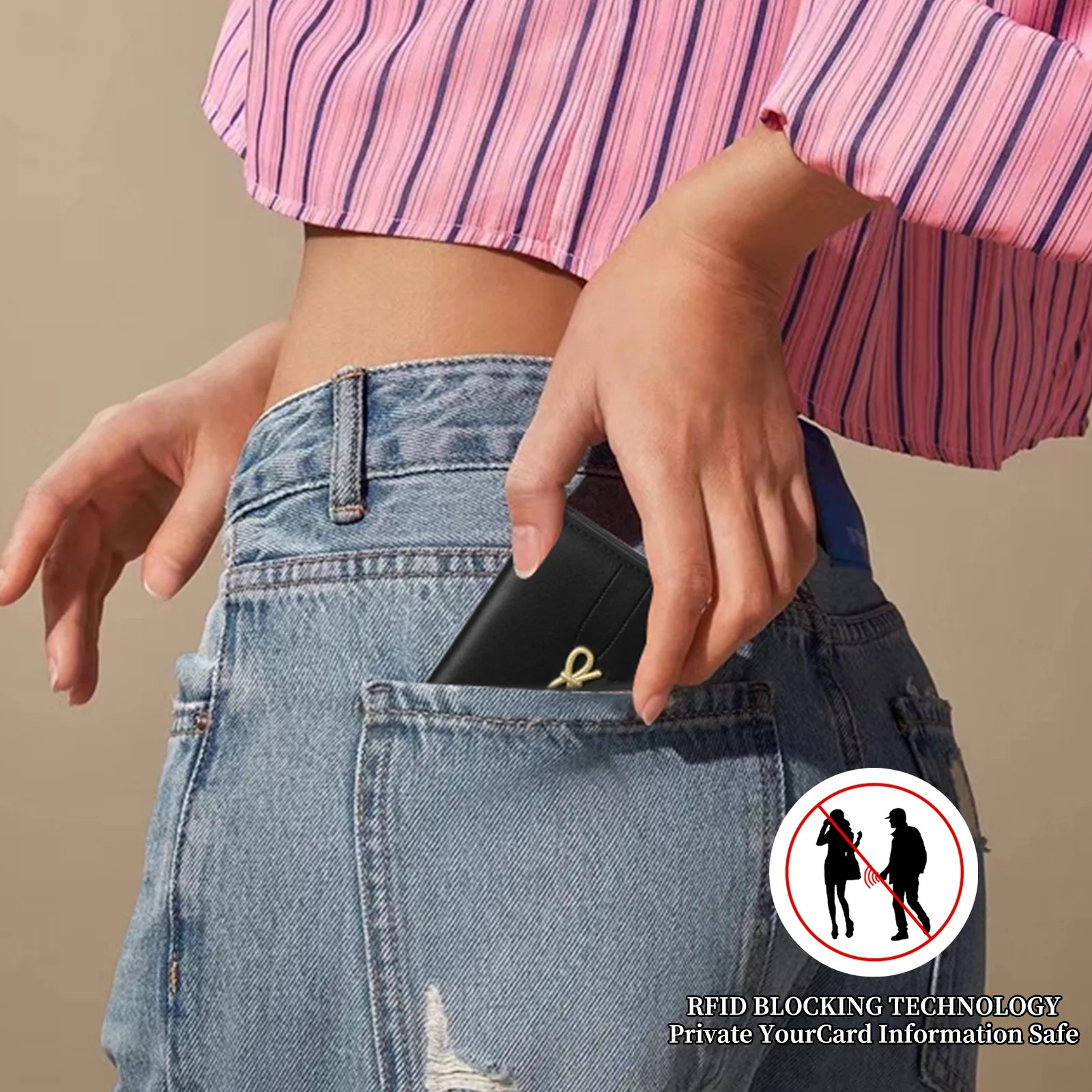 LOUEBICA Small Wallets Cute Coquette Bow Wallet ID Credit Card Holder for Women Girls | Walmart (US)