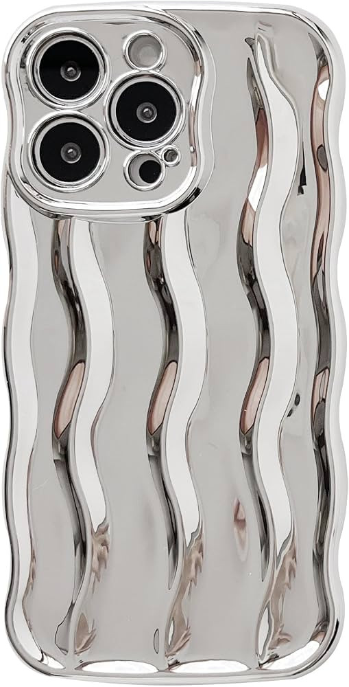 Caseative for iPhone 13 Pro Case,Water Ripple Pattern Curly Wave Frame Soft Compatible with iPhon... | Amazon (US)