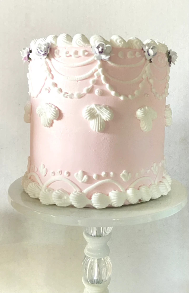 Pink Fake Cake 6 Inch Fake Cake Fake Food - Etsy | Etsy (US)