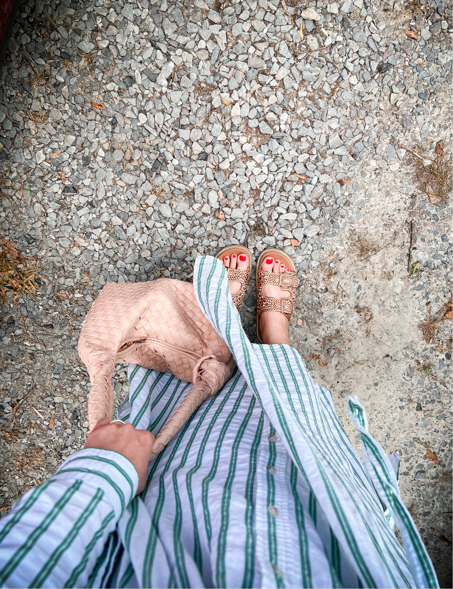 Viral crochet Kylie Sandals, bottega veneta dupe bag & my favorite button down dress. Everything under $30! 

#target #kylie #sandals #babyshower #handbag #bottegaveneta #targetfind #polacek #anewday #universalthread #ootd #dress

#LTKFindsUnder50 #LTKShoeCrush #LTKStyleTip