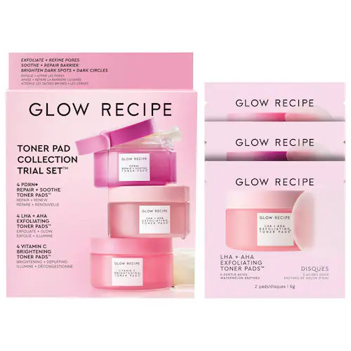 Glow Recipe Korean Toner Pad Skin Care Kit for Pores, Dark Spots, and Skin Barrier Repair | Sephora (US)