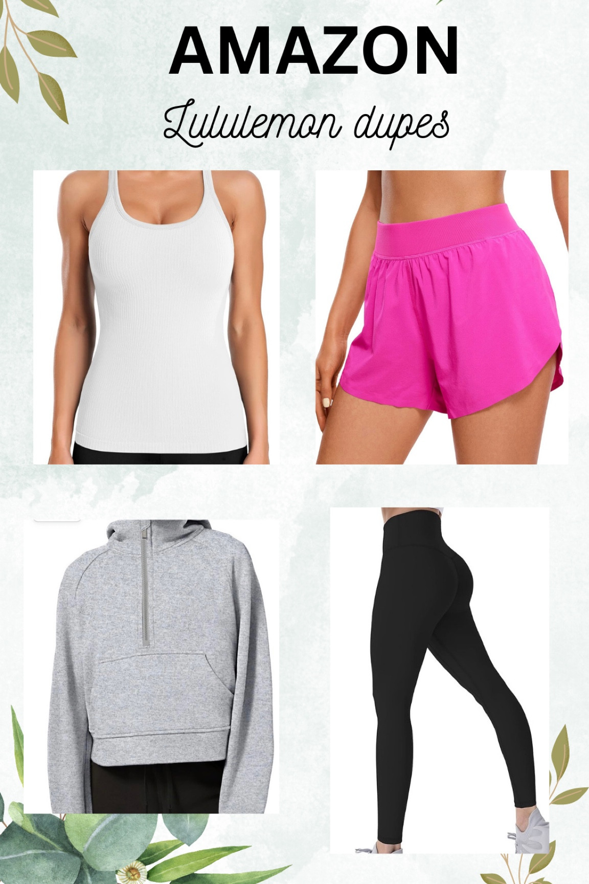 Amazon Lululemon Dupes ✨


#LTKfitness #LTKstyletip #LTKsalealert