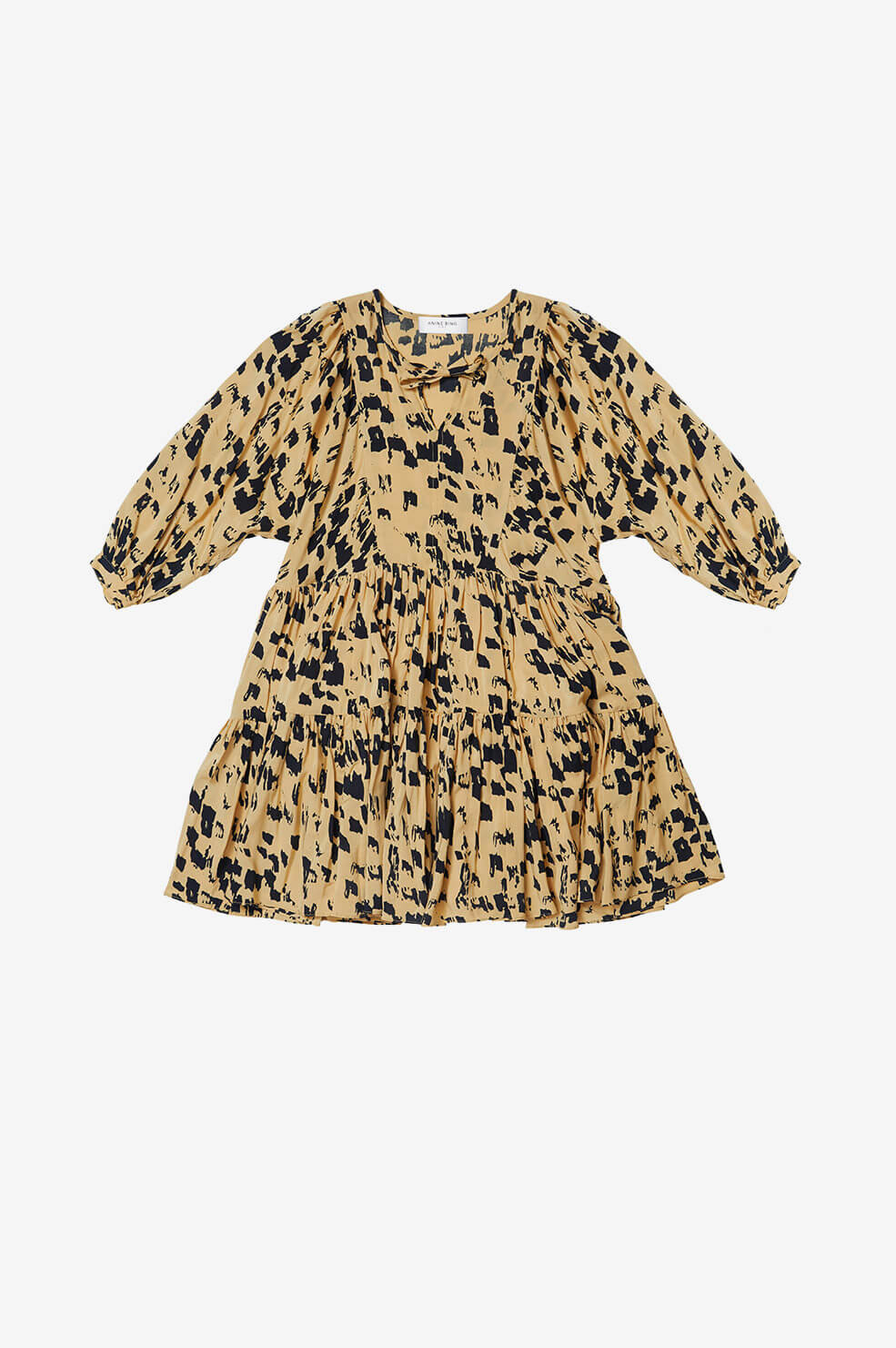 Anine Bing Kids Mini Madison Dress in Painterly Leo | Size 6-8 | ANINE BING