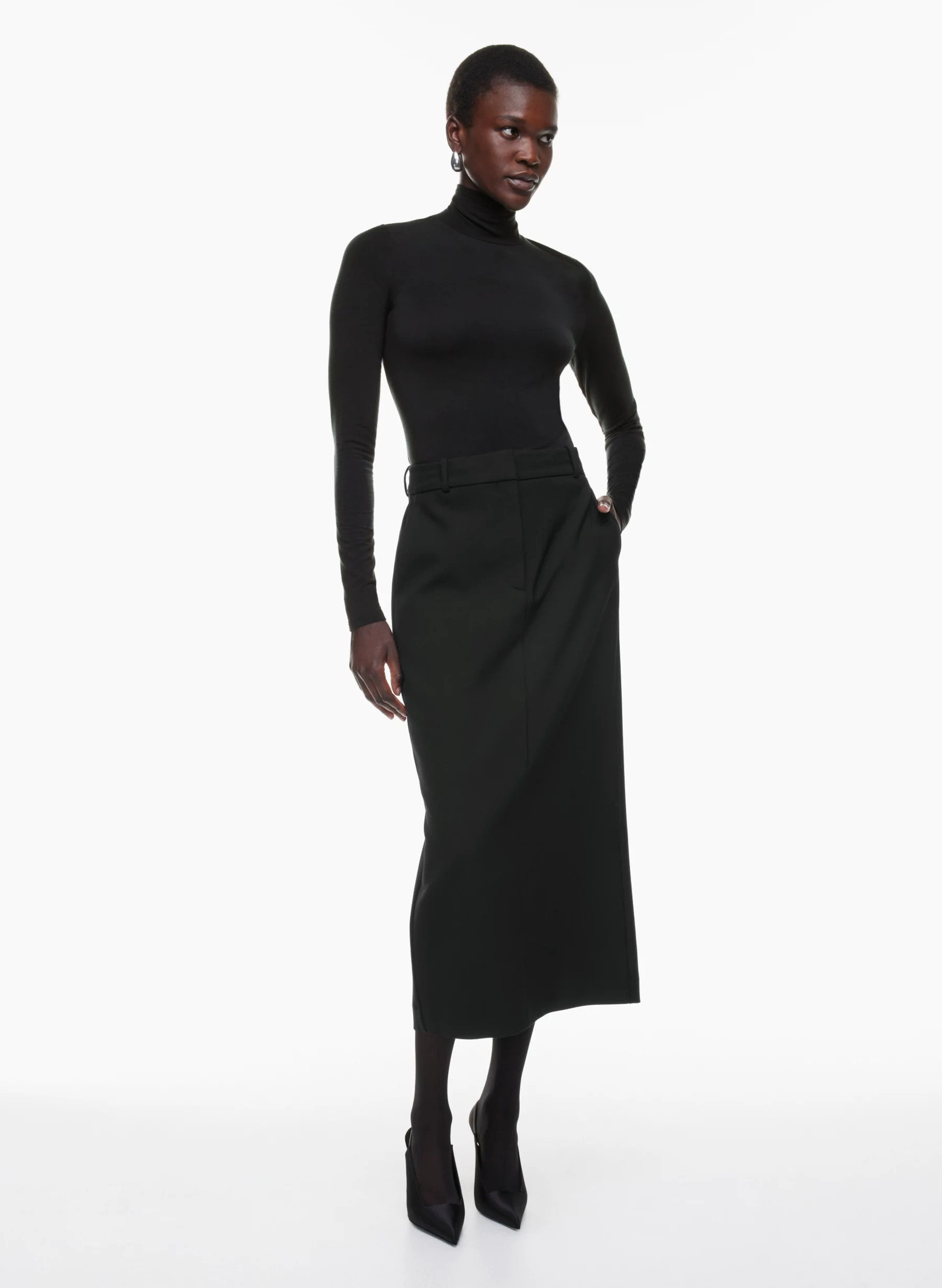 EVERYDAY MOCKNECK LONGSLEEVE | Aritzia