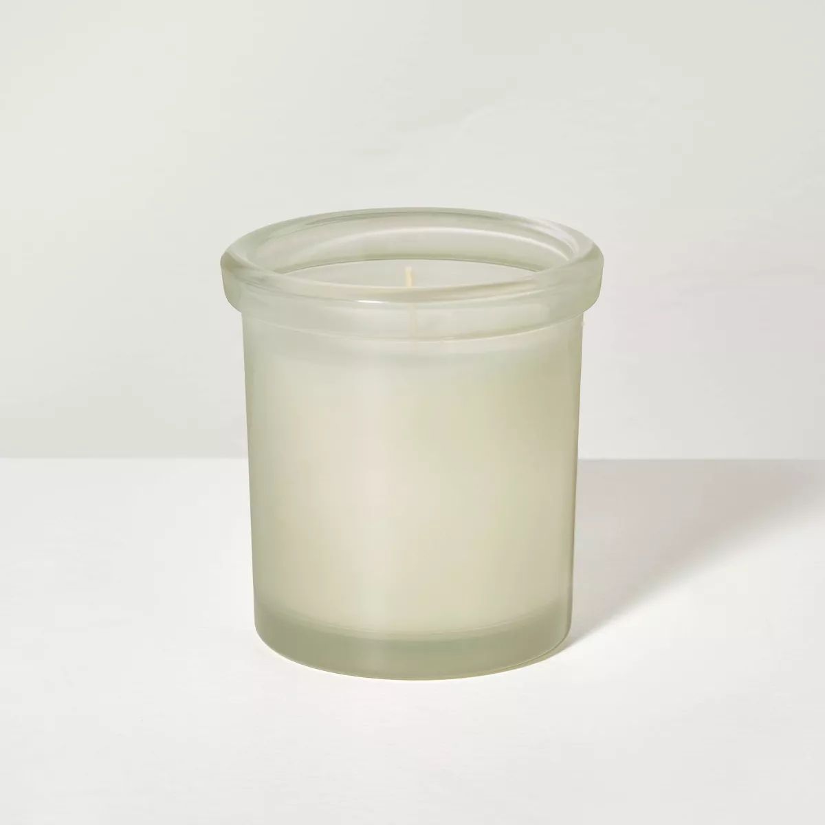 Colored Glass Ivy Jar Candle 6oz Light Green - Hearth & Hand™ with Magnolia | Target