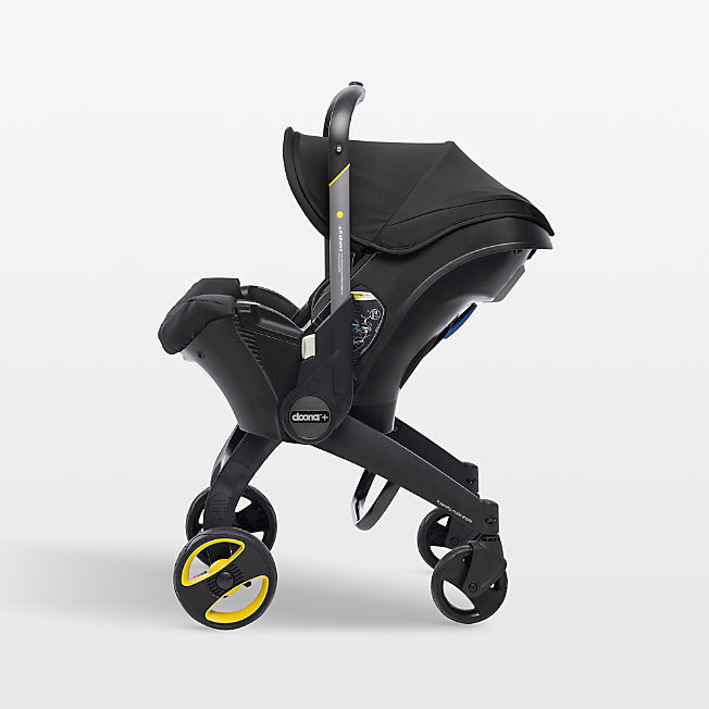 Doona Nitro Black Compact Infant Car Seat & Stroller with Base | Crate & Kids | Crate & Barrel