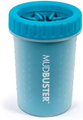 Dexas MudBuster Portable Dog Paw Washer/Paw Cleaner, Medium, Pro Blue | Amazon (US)