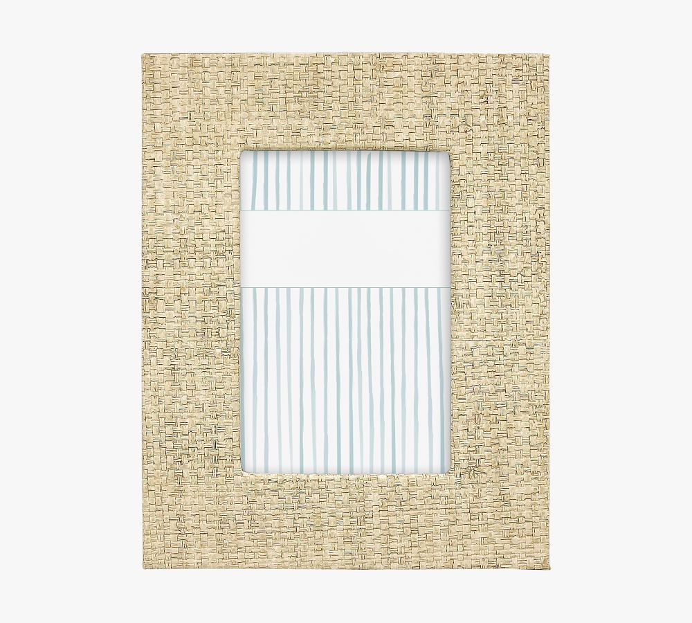 Faux Grasscloth Frame, Sand, 4&amp;quot;x6&amp;quot; | Pottery Barn (US)