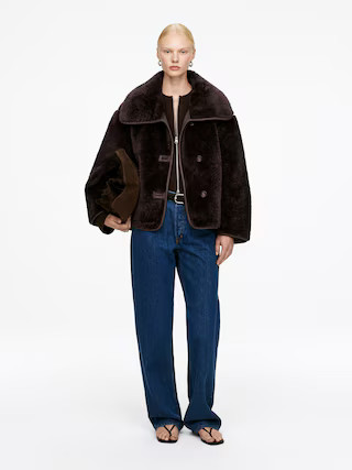 Short Pile Jacket – Brown – Women – ARKET GB | Arket UK