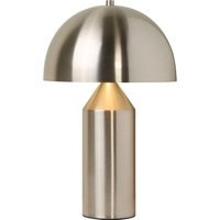 Satin Silver Dome Table Lamp | Debenhams UK