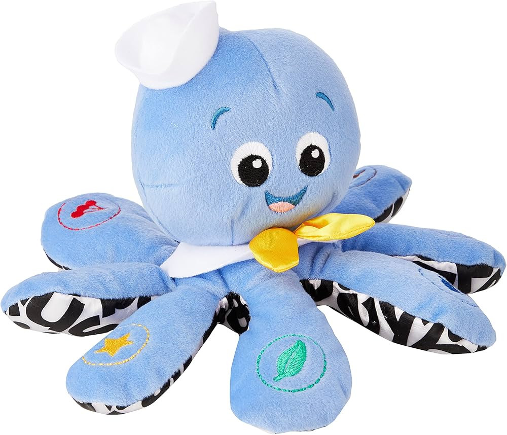 Baby Einstein Octoplush Musical Huggable Stuffed Animal Plush Toy, Learn Colors in 3 Languages, B... | Amazon (US)