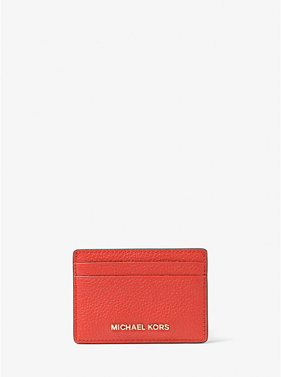Pebbled Leather Card Case | Michael Kors CA
