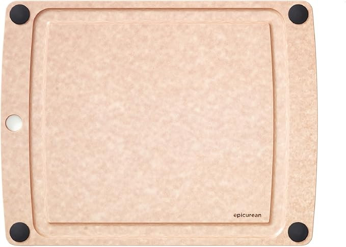 Epicurean All-In-One Cutting Board with Non-Slip Feet and Juice Groove, 14.5" × 11.25", Natural/... | Amazon (US)