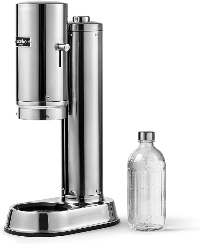 Aarke Carbonator Pro, Wassersprudler mit Glasflasche, Edelstahl Finish | Amazon (DE)