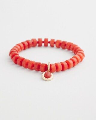 Orange Agate Drop Off Stretch Bracelet | Chico's