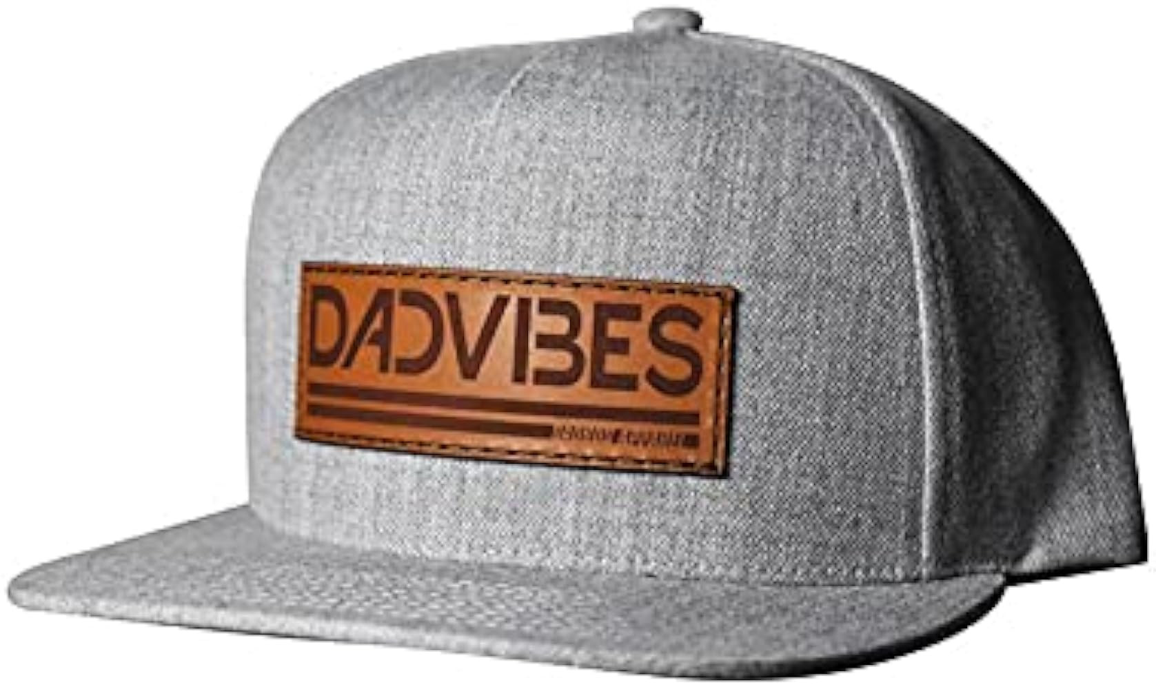 Dad Vibes Leather Patch Classic Snapback Hat | Amazon (US)
