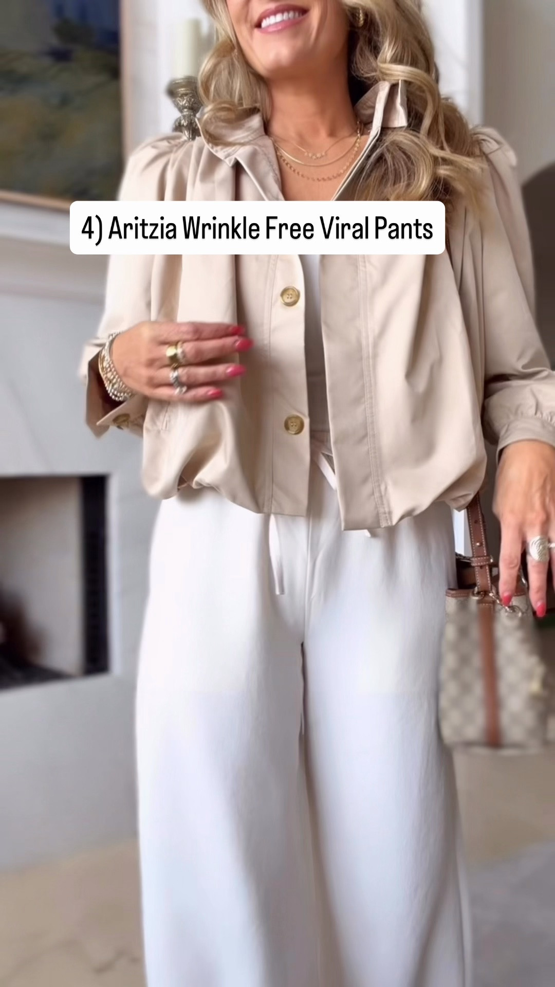 Most worn pants. My wrinkle free Aritzia pans own in four colors. They’re so chic I’m wearing

#LTKootd #LTKSaleAlert #LTKOver40