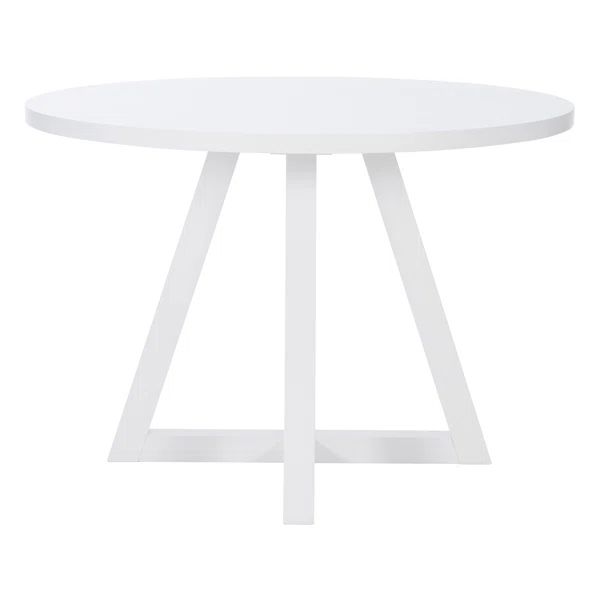 Ariarna 44" Round Solid Wood Pedestal Dining Table | Wayfair North America