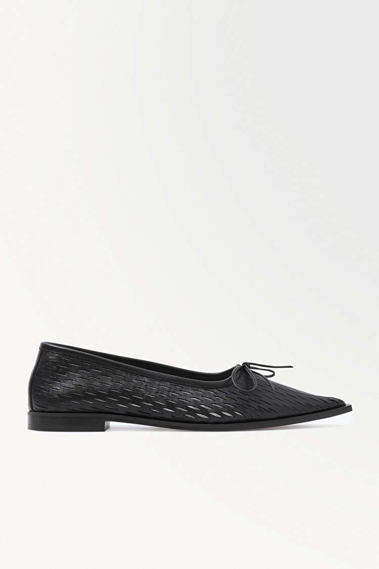 THE PERFORATED LEATHER BALLET FLATS | COS (EU)