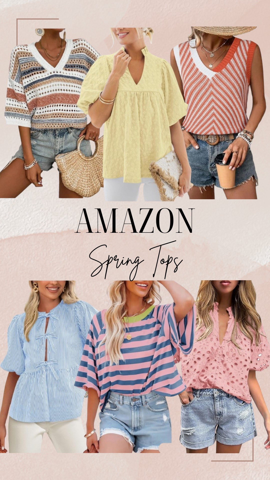 Amazon Spring Tops 🤍✨

#LTKFindsUnder50 #LTKStyleTip #LTKSaleAlert
