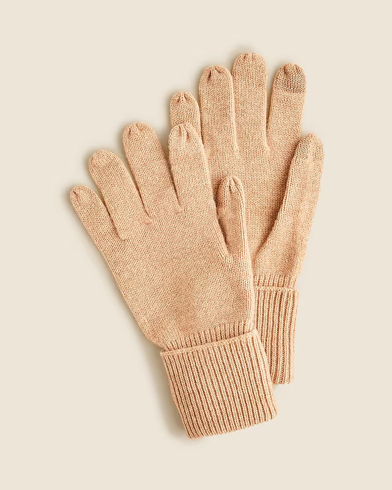 Cashmere tech-touch gloves | J. Crew US