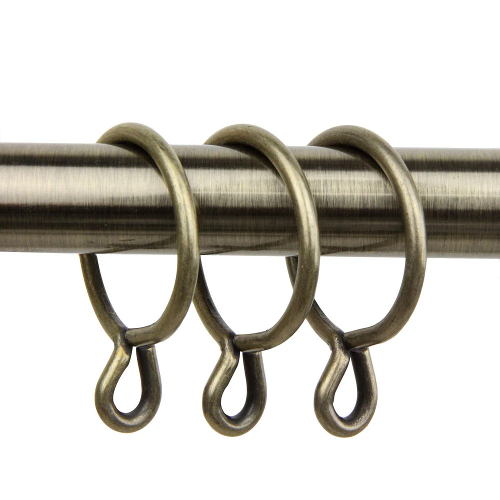 InStyleDesign 10 Curtain Eyelet Rings 1-3/8 inch (Brown Finish/Bronze Finish - Mahogany) | Bed Bath & Beyond