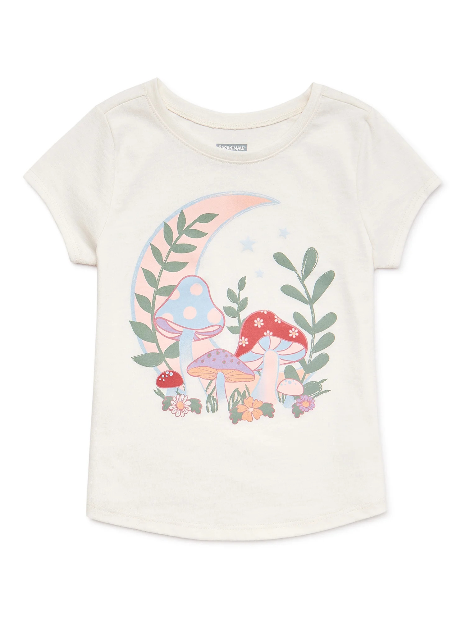 Garanimals Toddler Girl Short Sleeve Graphic Tee, Sizes 12M-5T | Walmart (US)