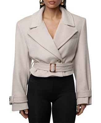 Women's Sharp Presence Crop Jacket | Macy's