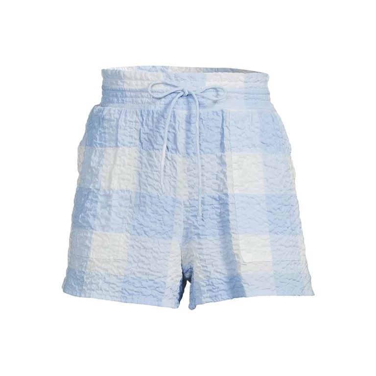 Time and Tru Women's Gingham Shorts | Walmart (US)