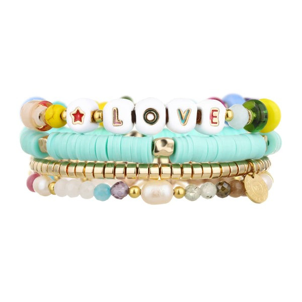 Love Stacking Bracelet Set | Victoria Emerson