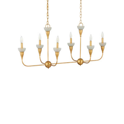 Aurelia Frost Rectangular Chandelier | Perigold