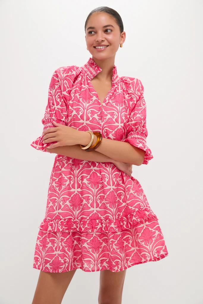 Guava Geo Floral Sarah Mini Dress | Tuckernuck (US)