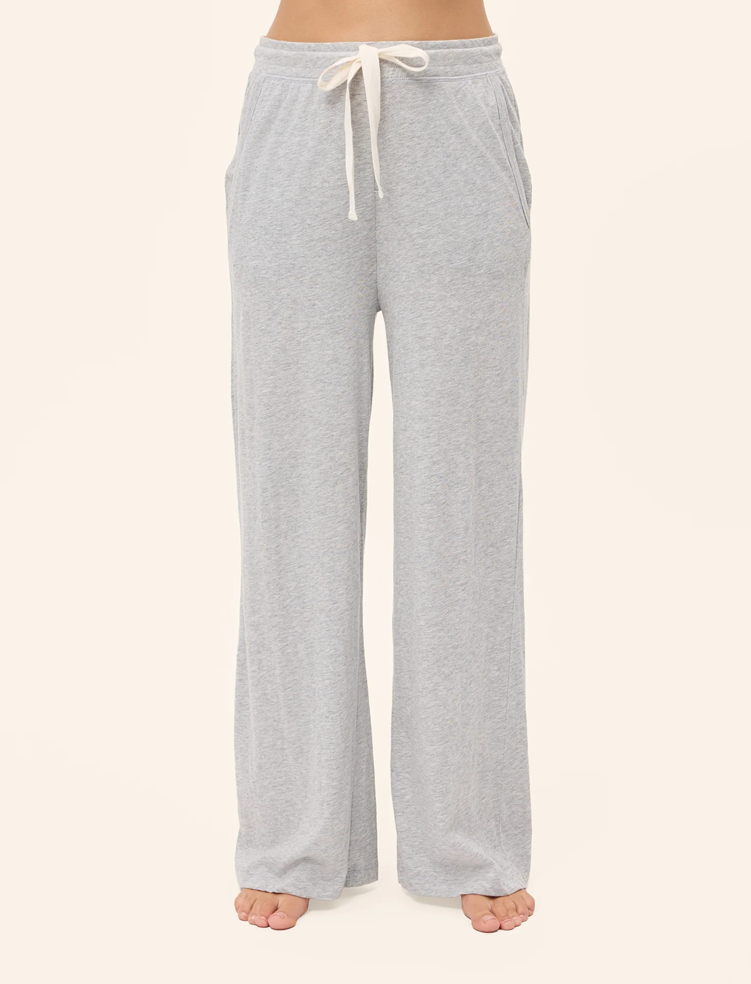 Jada Organic Cotton Wide Leg Pant | Papinelle Sleepwear US