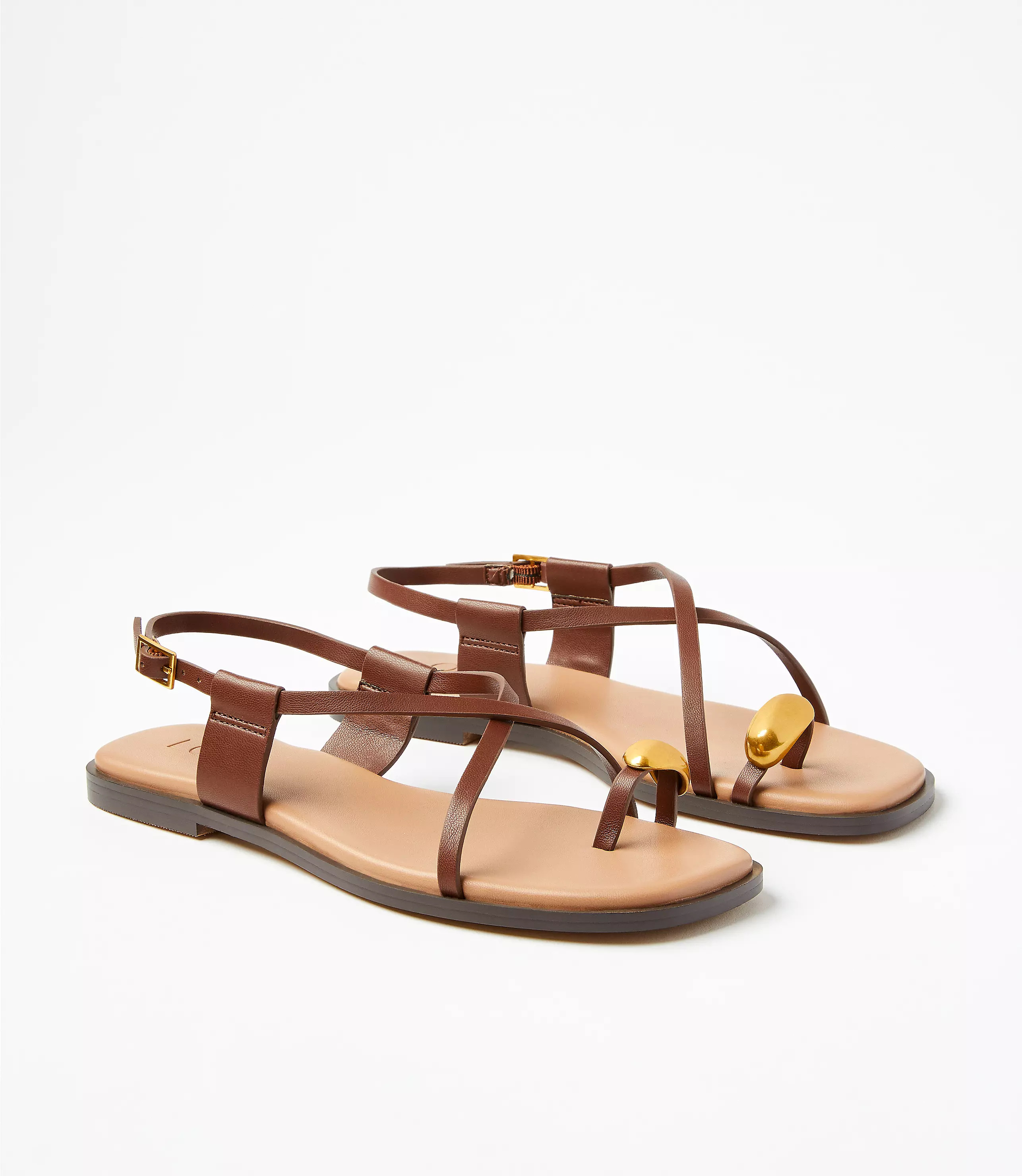 Metal Toe Ring Sandals | LOFT