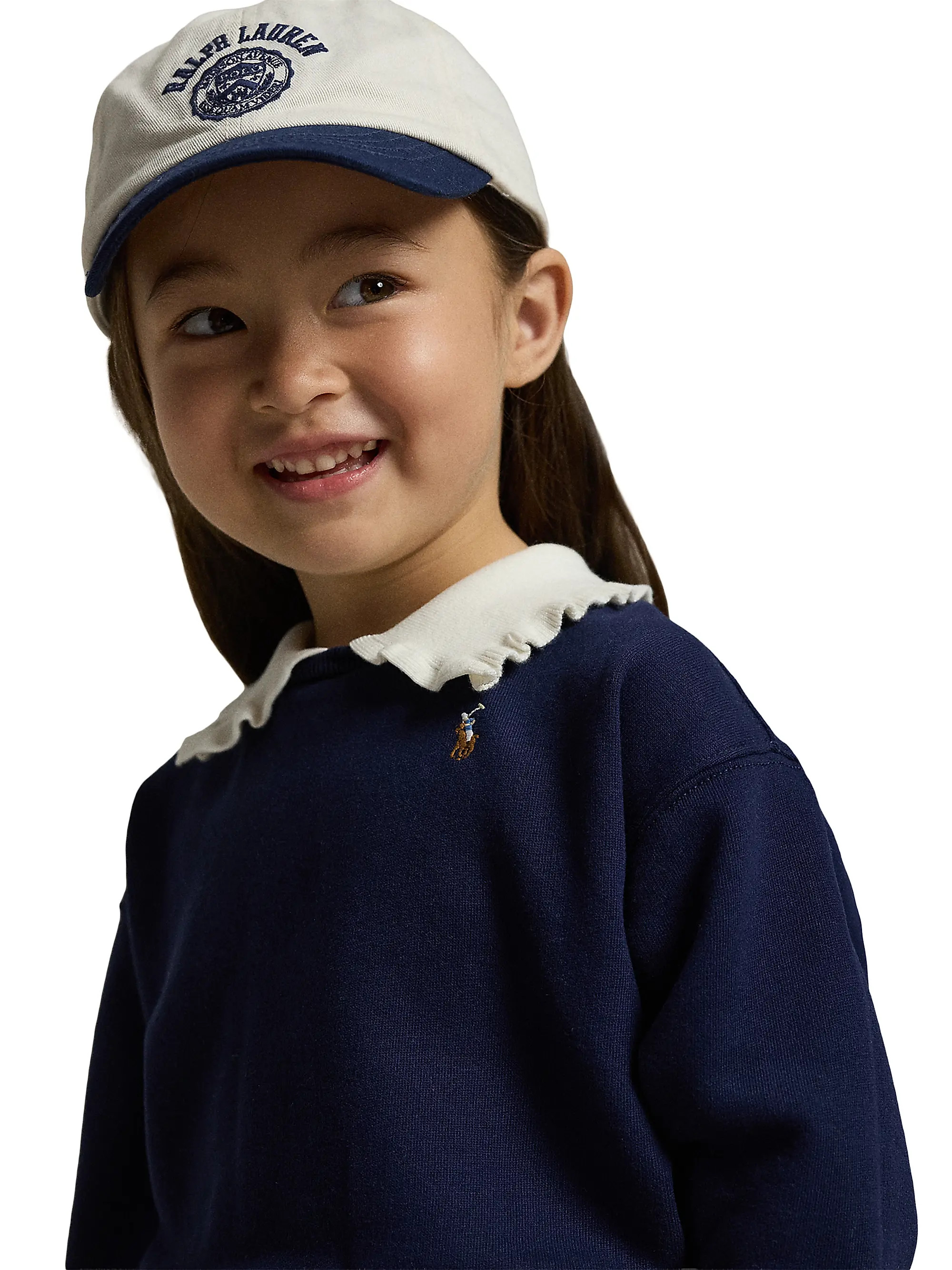 Polo Ralph Lauren Little Girl's &amp; Girl's Magic Fleece Polo Sweatshirt | Saks Fifth Avenue | Saks Fifth Avenue