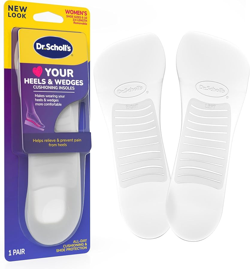 Dr. Scholl's Love Your Heels & Wedges 3/4 Length Insoles, All-Day Comfort for High Heeled Shoes, ... | Amazon (US)