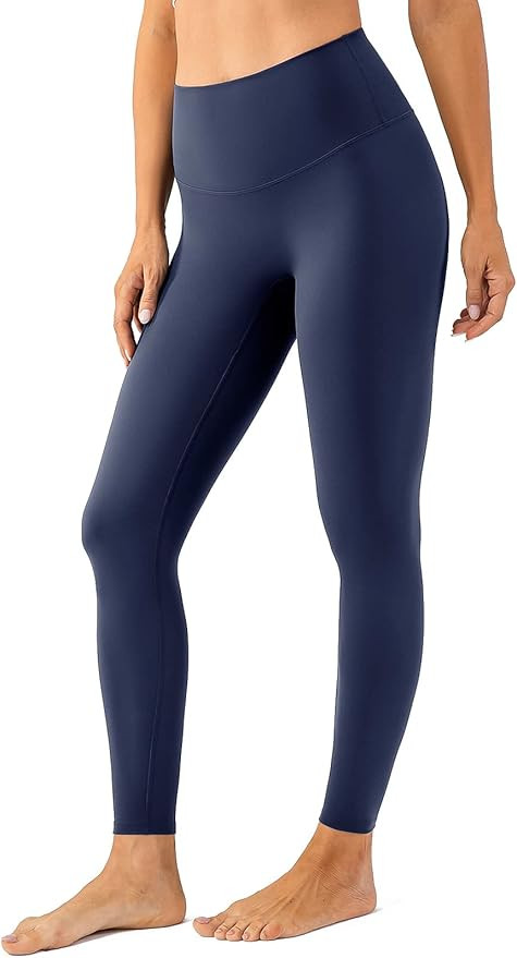 Lavento Women's All Day Soft Yoga Leggings No Front Seam - Buttery Soft Workout Active Legging fo... | Amazon (US)