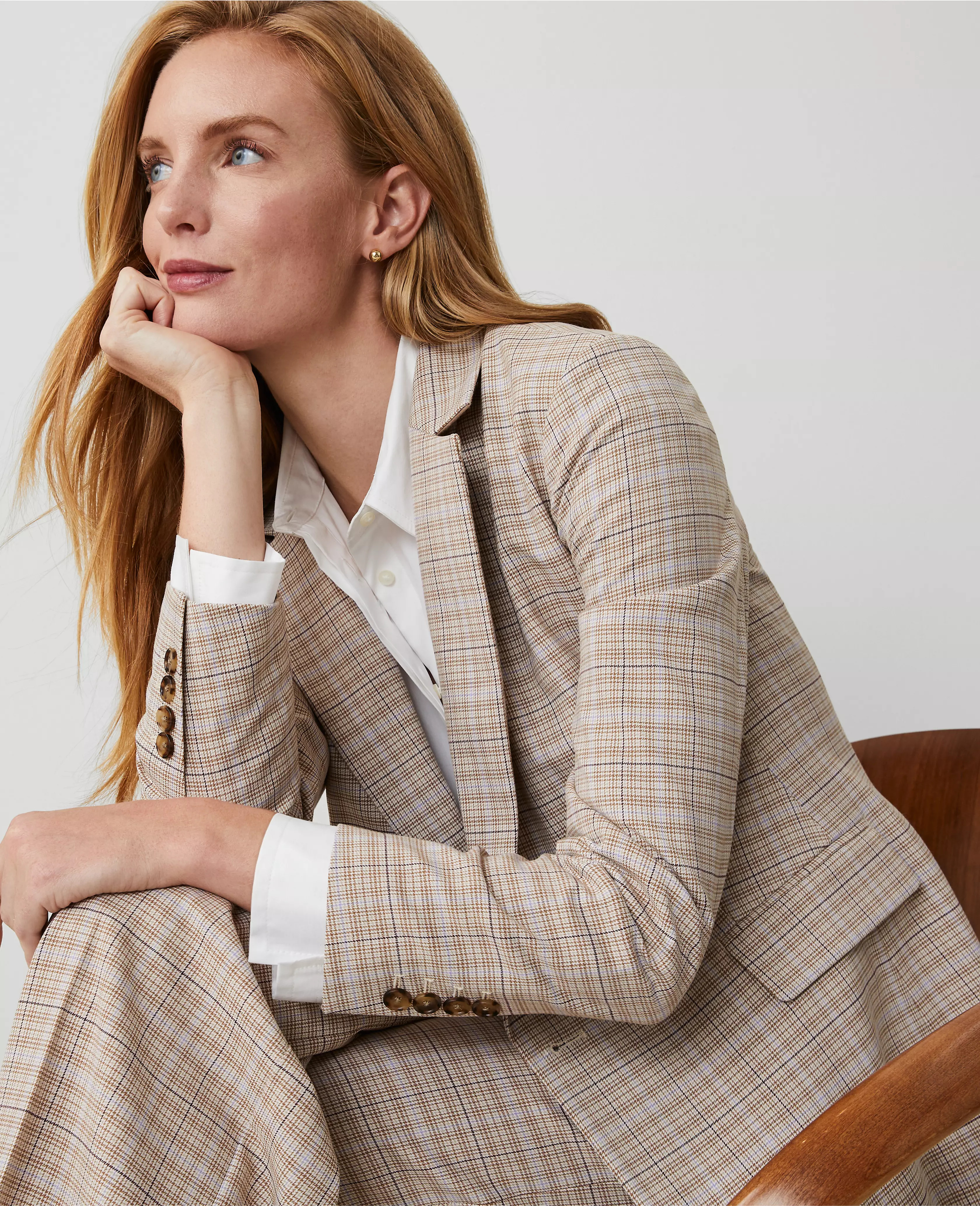 The Crosby Blazer in Plaid | Ann Taylor (US)