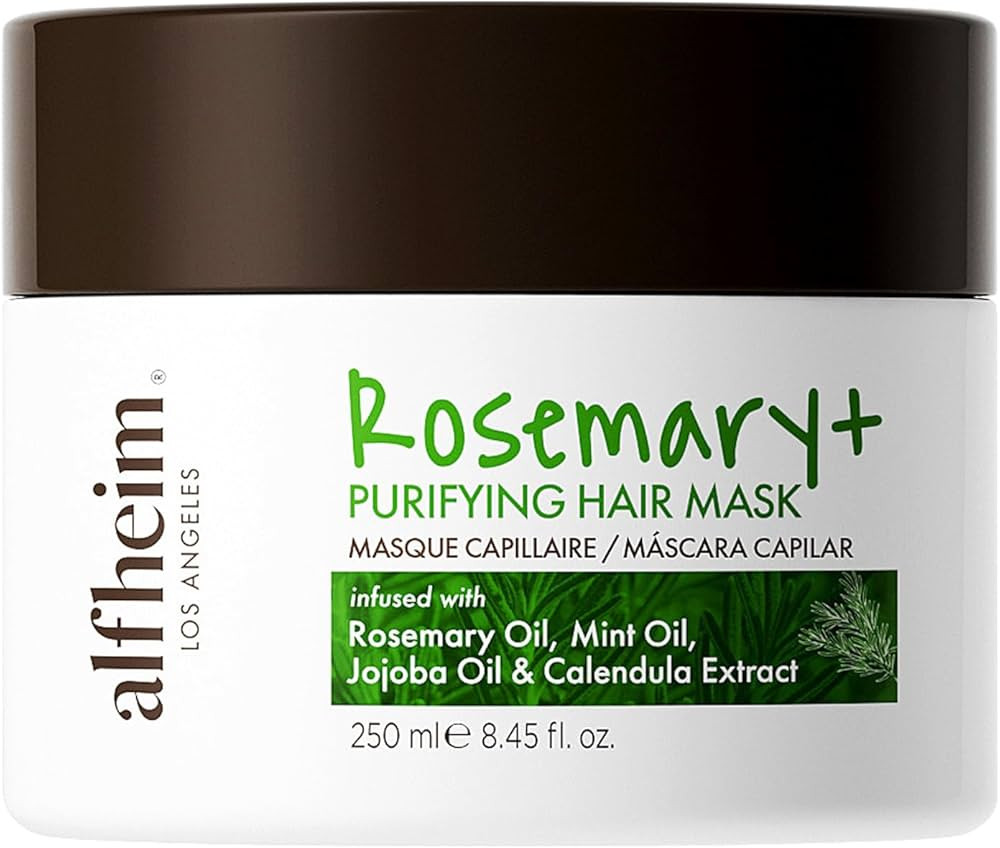 Rosemary+ Purifying Hair Mask | Deep Moisturizing & Scalp Balancing Treatment | Infused with Rose... | Amazon (US)