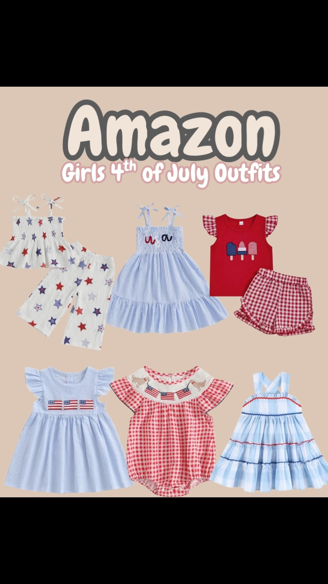 Little girls 4th of July outfits from Amazon 
4th of July, patriotic, baby girl outfit, girls outfits, baby outfits, baby clothes, baby 4th of July outfit, baby swim, baby bubble, baby girl smock, embroidered baby outfit, baby girl dress, toddler outfits for girls

#LTKKids #LTKBaby #LTKSeasonal